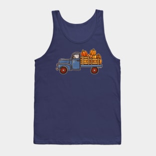 Pickup A Pumpkin! (Blue Version) Tank Top